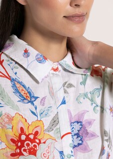 Leinenkleid in Hemdblusenform thumbnail 6