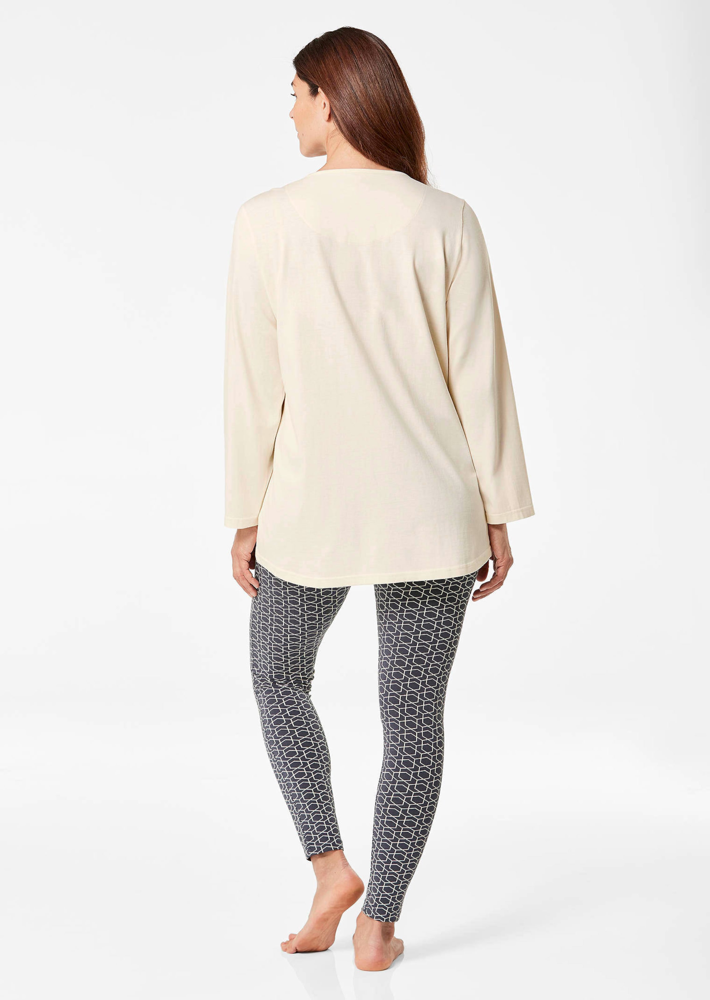 Pyjama en coton avec pantalon ajusté