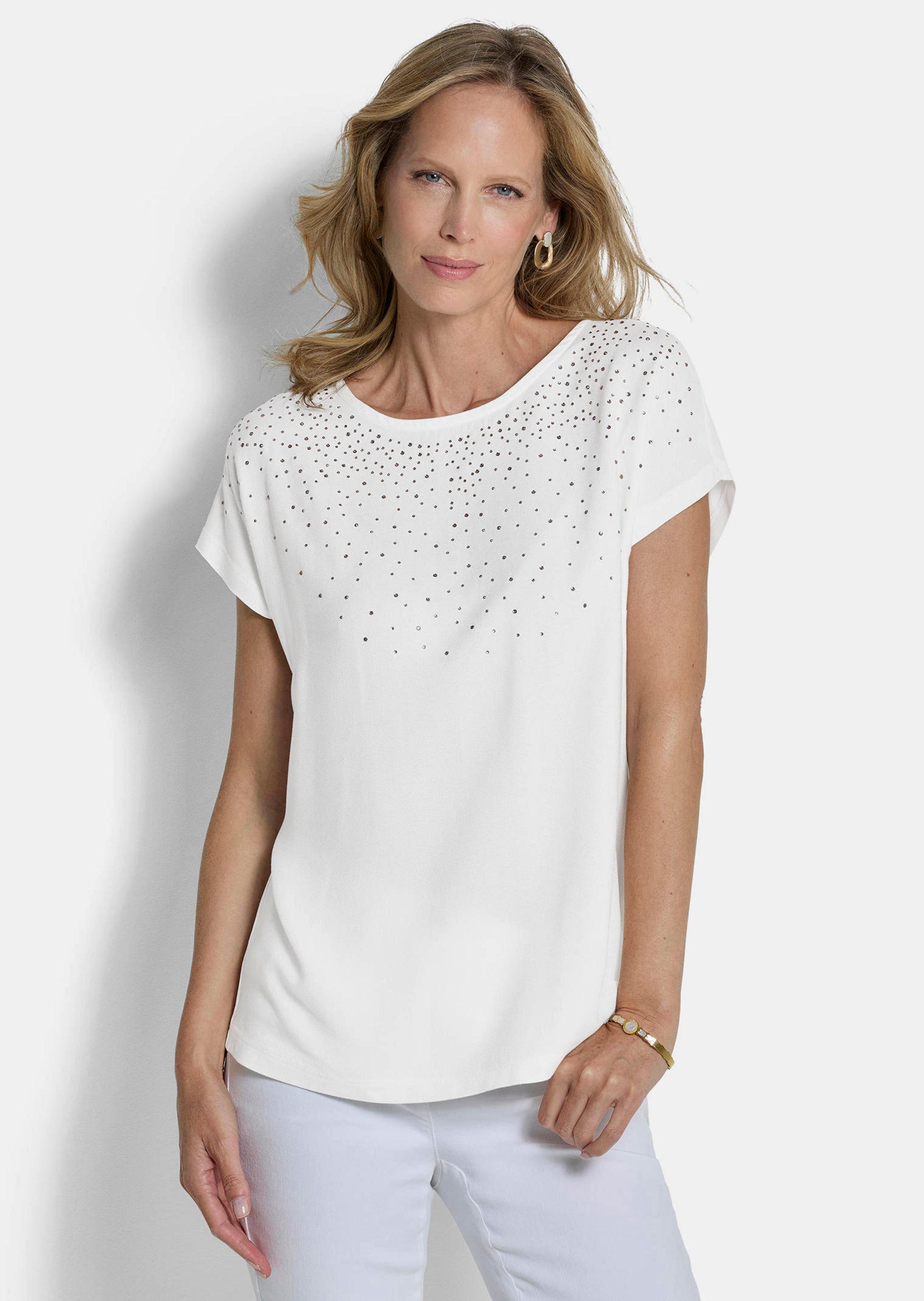 Edles Blusenshirt mit Glitzersteinen
