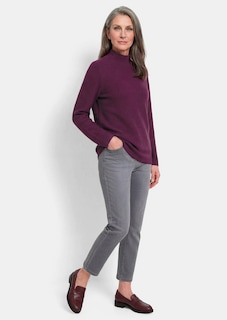 Feiner Strickpullover mit Stehkragen thumbnail 2