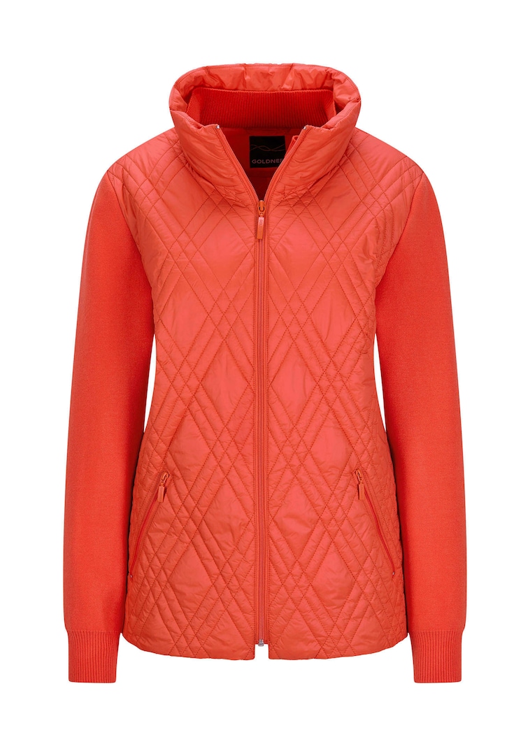 Veste de mi-saison matelassée avec tricot