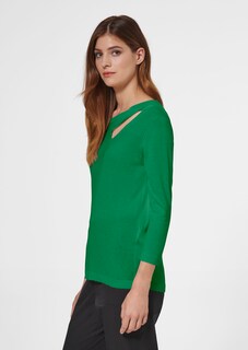 Fine knit jumper with 3/4-length sleeves and cut-out thumbnail 5