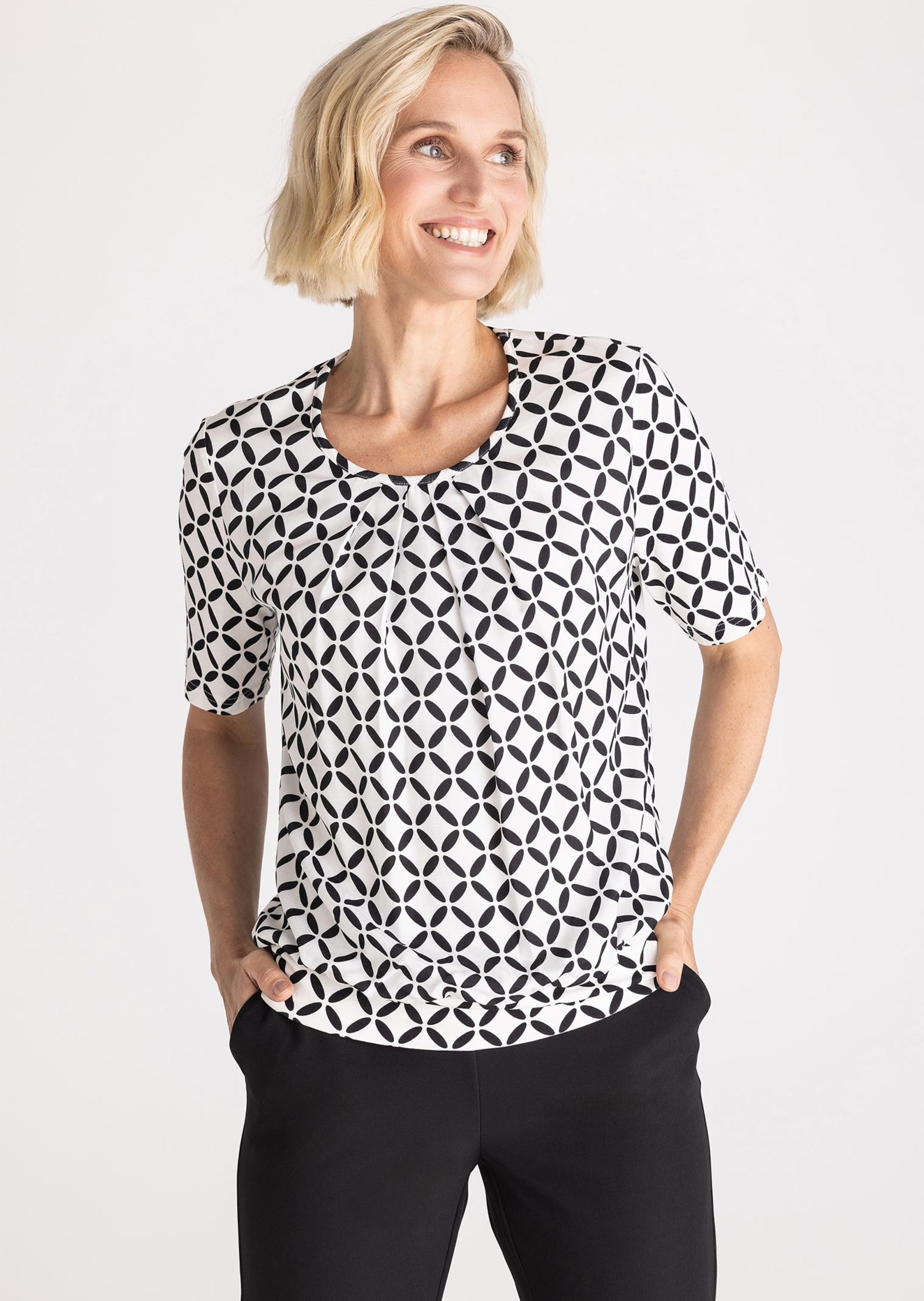 Blusenshirt mit Jerseybündchen