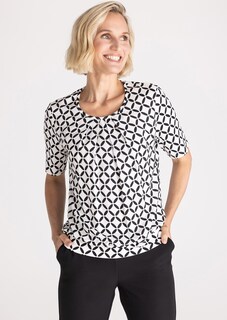 Blusenshirt mit Jerseybündchen thumbnail 1