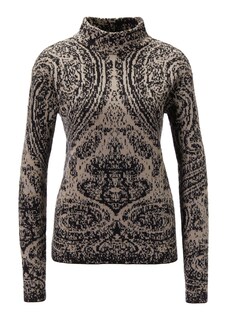 Jacquard jumper with shiny effects thumbnail 2