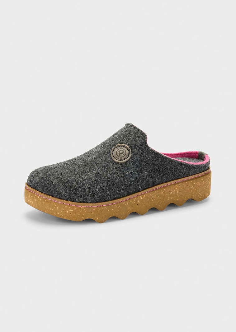Filzpantoffeln mit Wechselfussbett