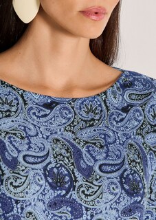 Kaschmir-Pullover mit Allover-Print thumbnail 6