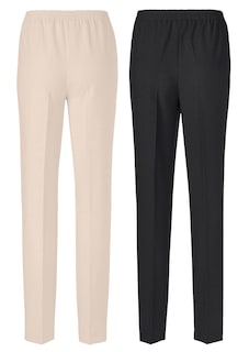 Twee broeken (CARLA) met elastische tailleband thumbnail 7