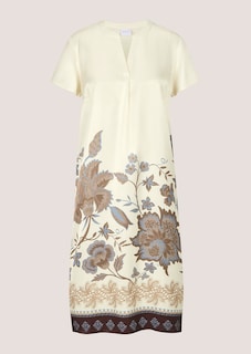 Viskosekleid mit Bordüre und Blütenmotiven thumbnail 7