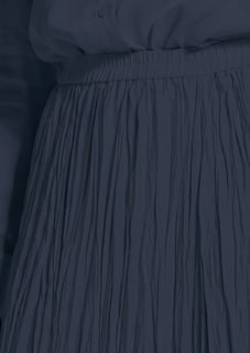 Crinkle-pleated midi skirt thumbnail 6