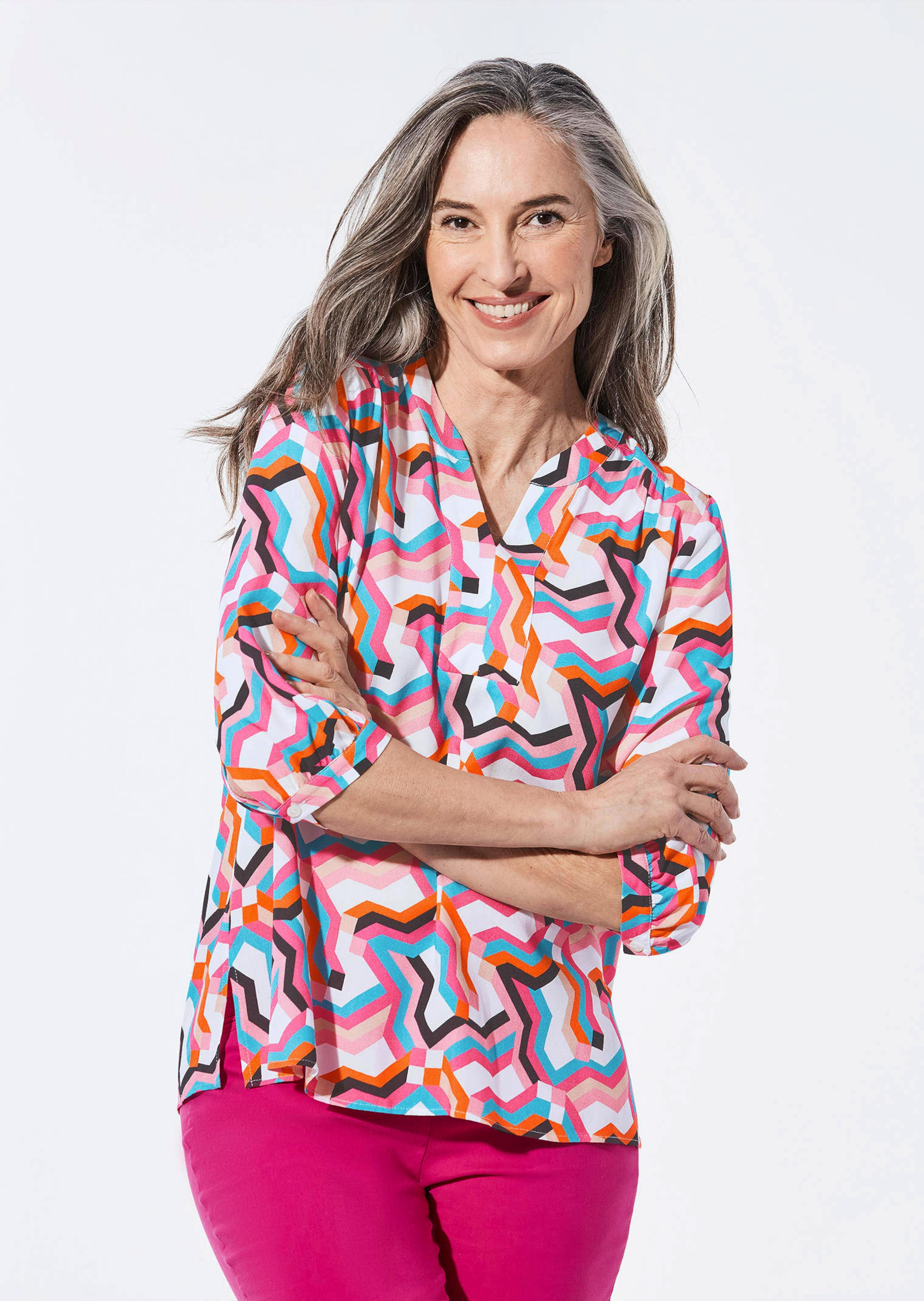 Blouse in tuniekstijl