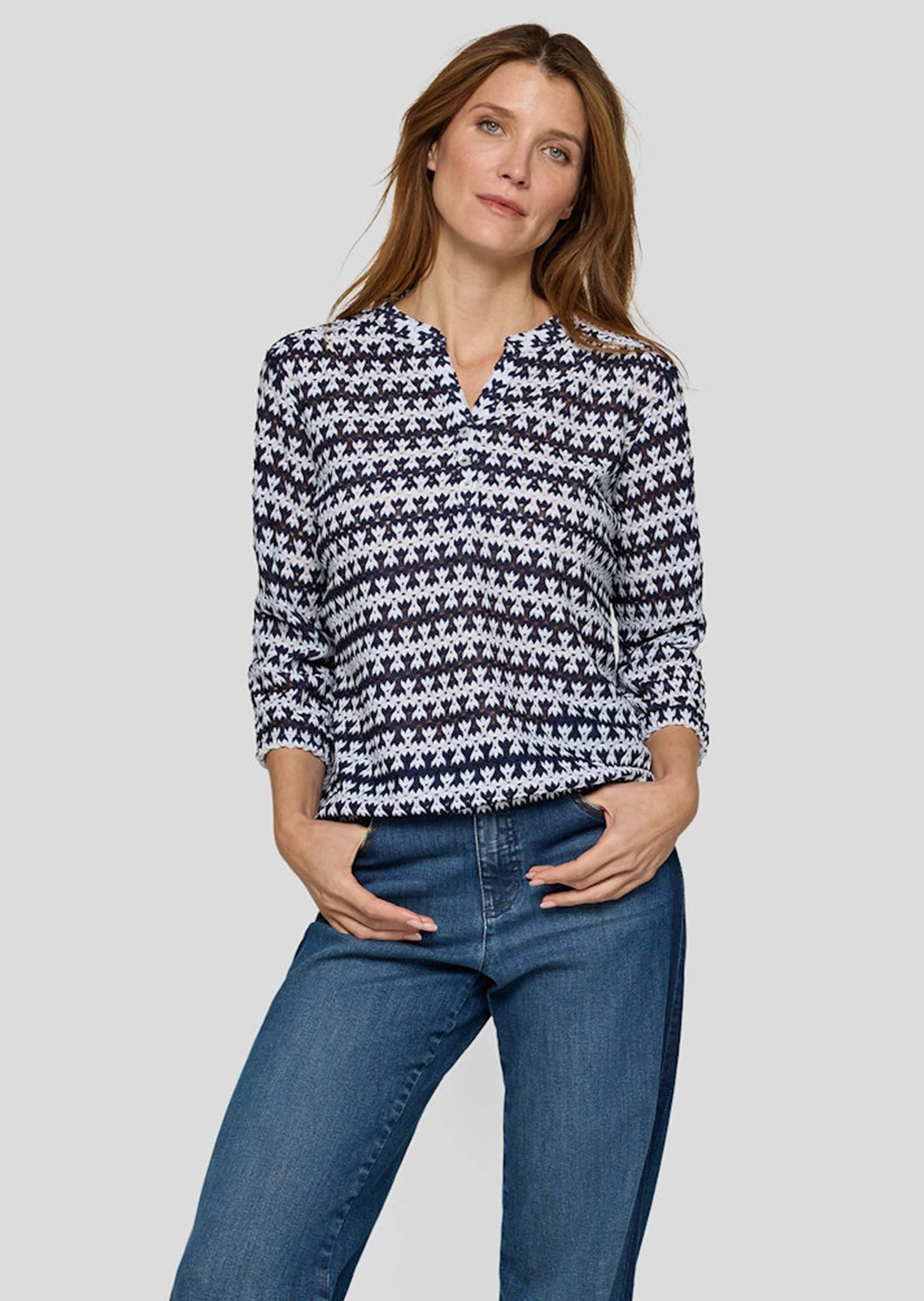 T-shirt en dentelle, look marin