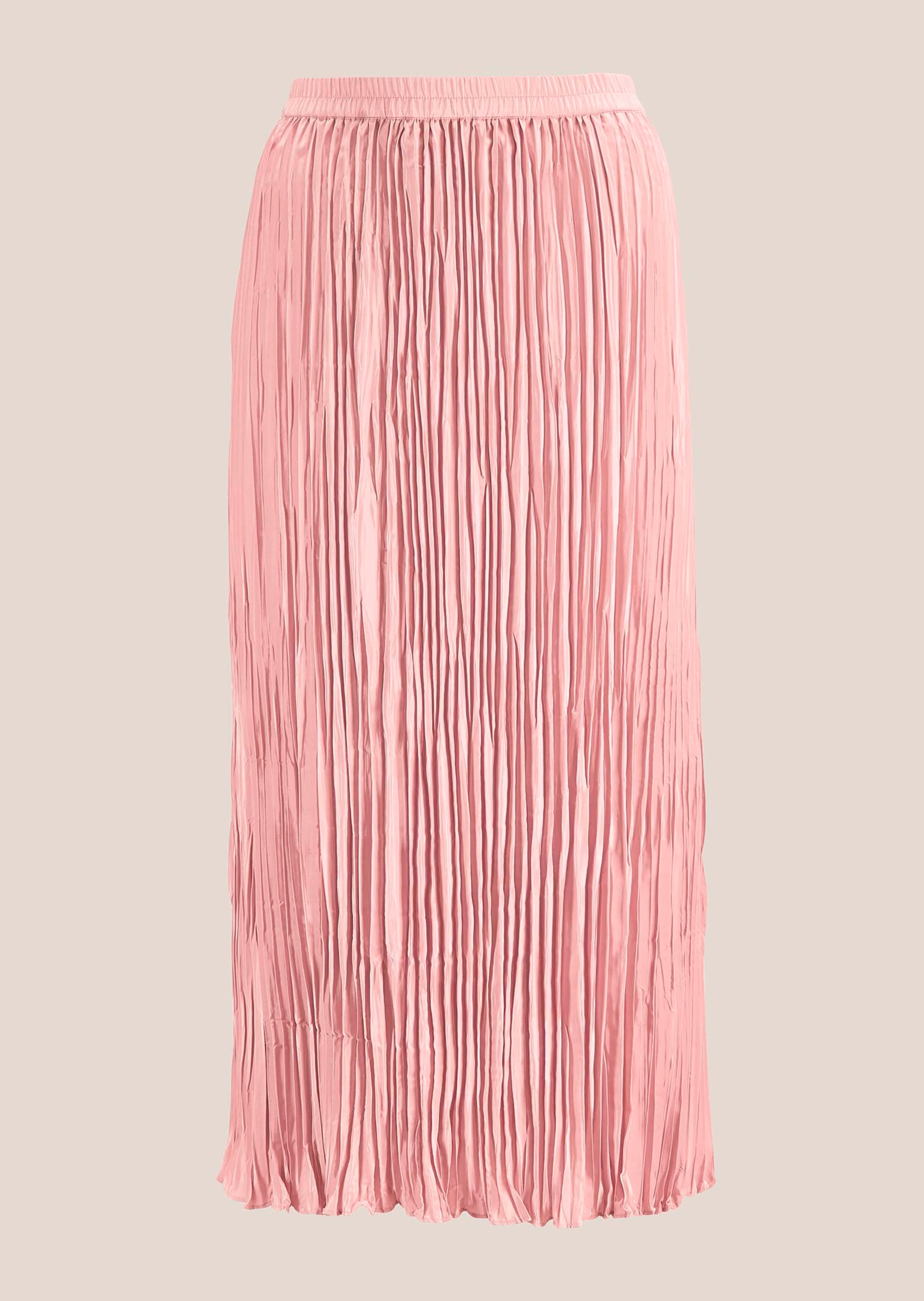 Crinkle-pleated midi skirt thumbnail 7