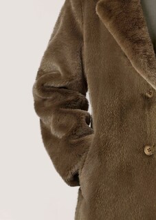 Oversized faux fur coat thumbnail 6
