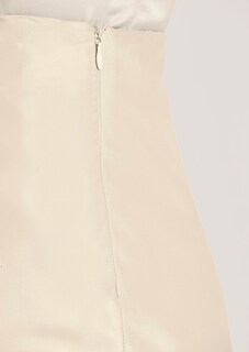 Jupe midi en satin fluide thumbnail 6