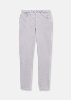Jeans met fijne franjezoom thumbnail 2
