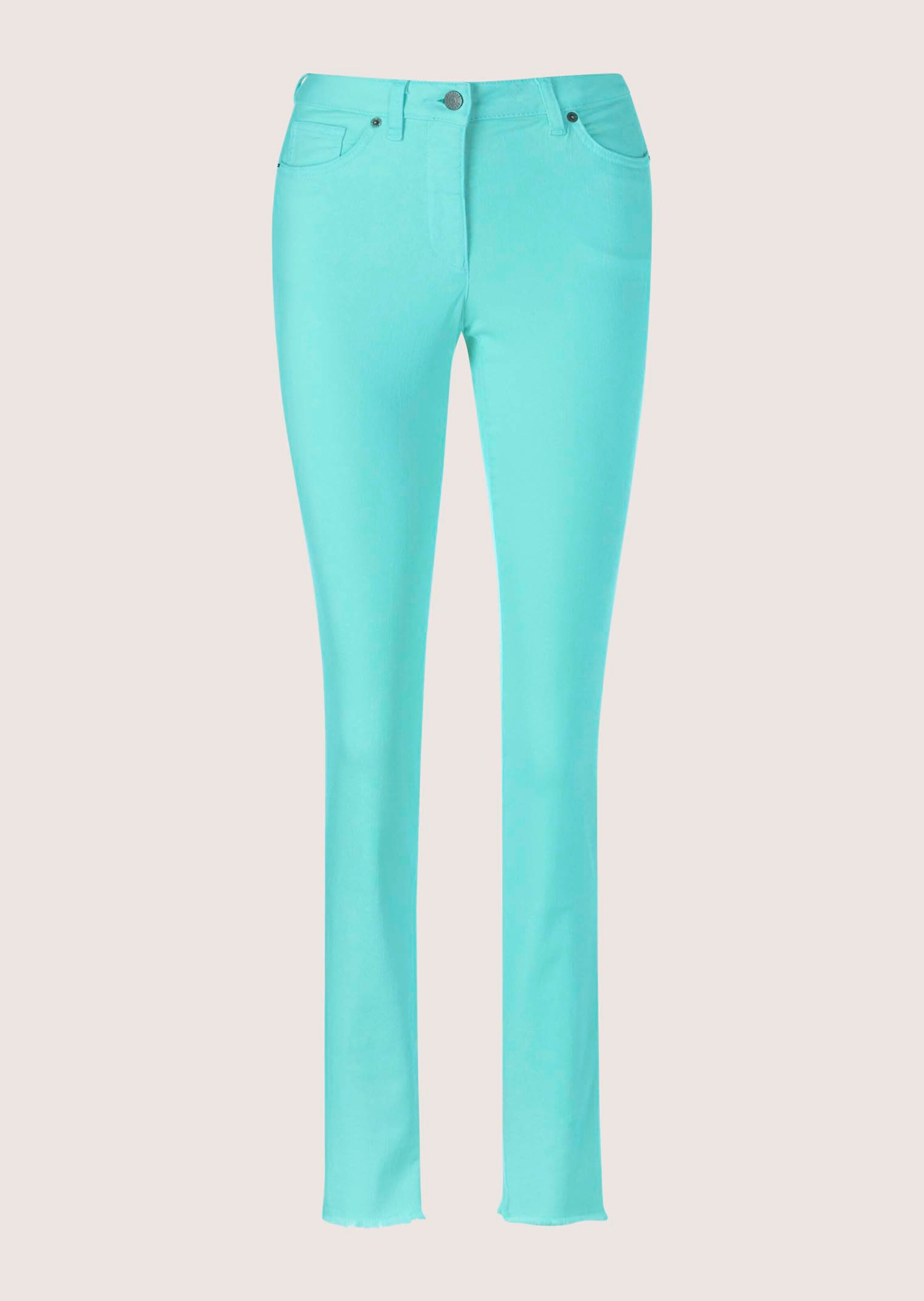 Jeans mit feinem Fransensaum thumbnail 7