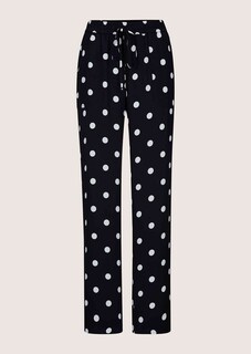 Pantalon à motif pois avec jambes larges thumbnail 7