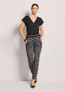 Pantalon léopard avec poches zippées thumbnail 3
