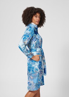 Druckkleid mit kurzen Ärmeln thumbnail 5