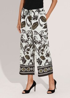 Weite Schlupf-Hose mit Unikat-Print thumbnail 2