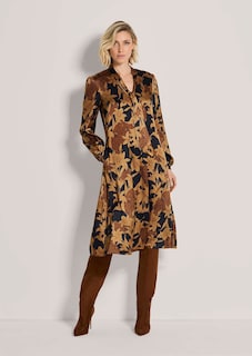 Schluppen-Kleid mit Allover-Blütenprint thumbnail 3