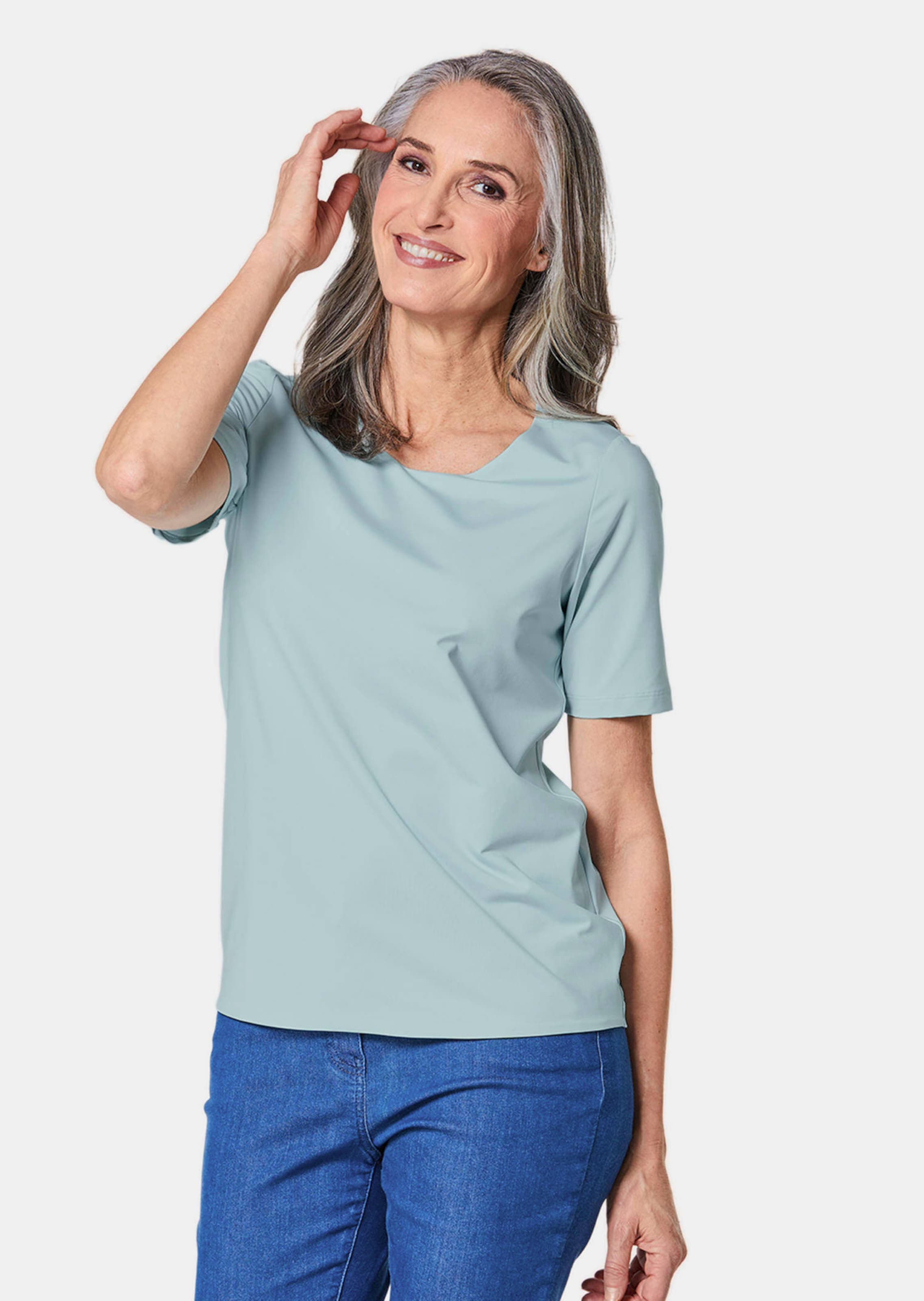 Verzorgd shirt dat mooi in model blijft