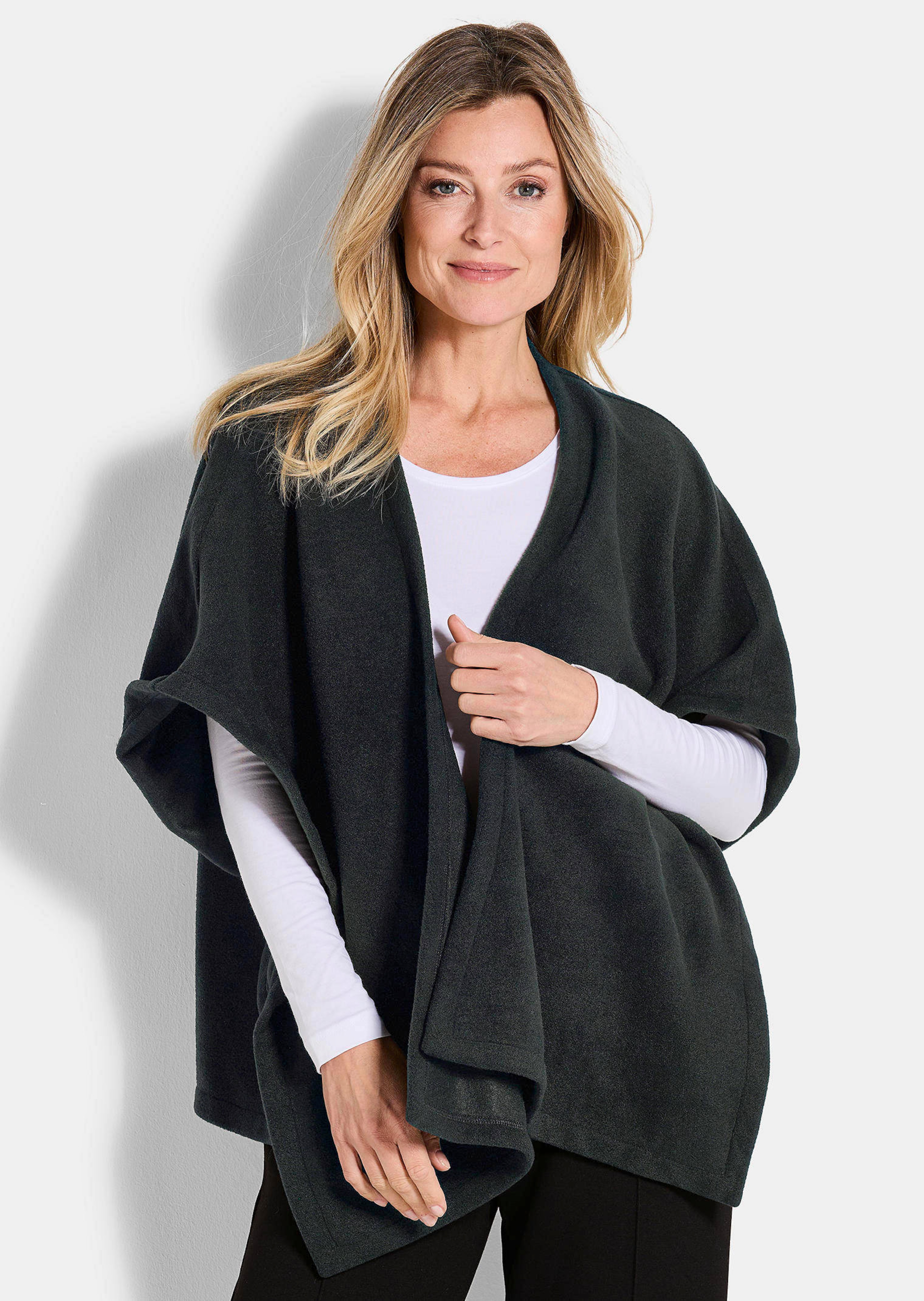 Poncho van fleece