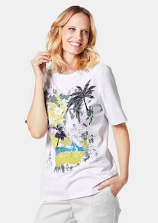 Gedessineerd shirt van onderhoudsvriendelijke katoenjersey thumbnail 1