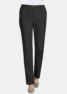 Satijnen katoenen broek LOUISA COMFORT+ thumbnail 1