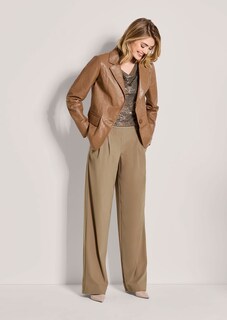 Blazer en cuir à effet croco thumbnail 3