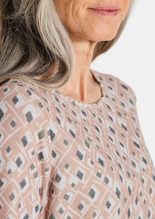 Druckshirt aus flauschigem Jersey thumbnail 5