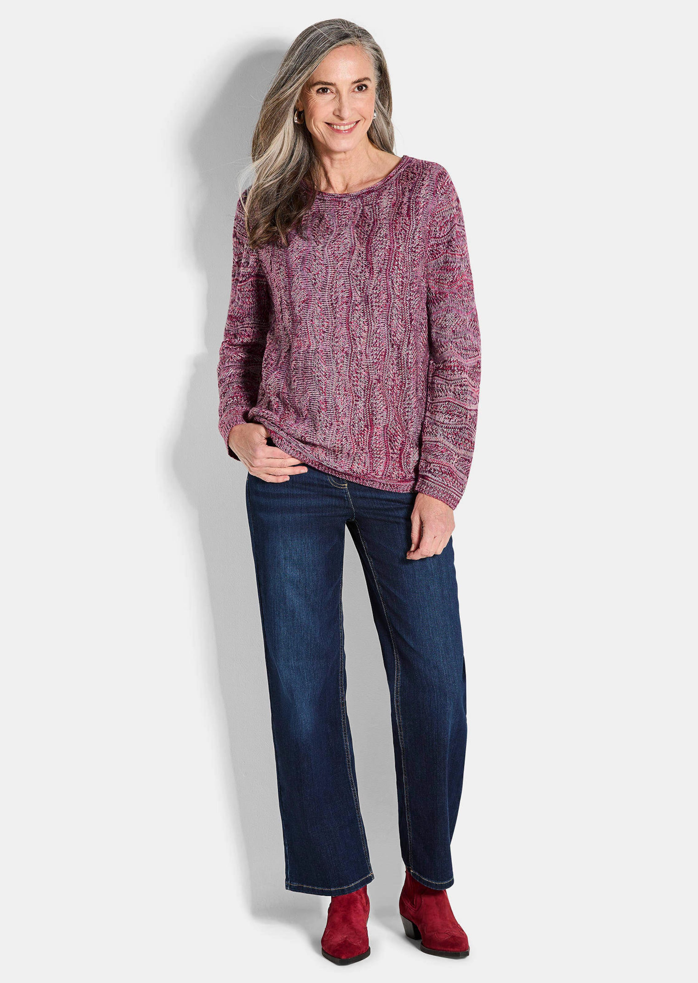 Strickpullover mit Wellenmuster thumbnail 2