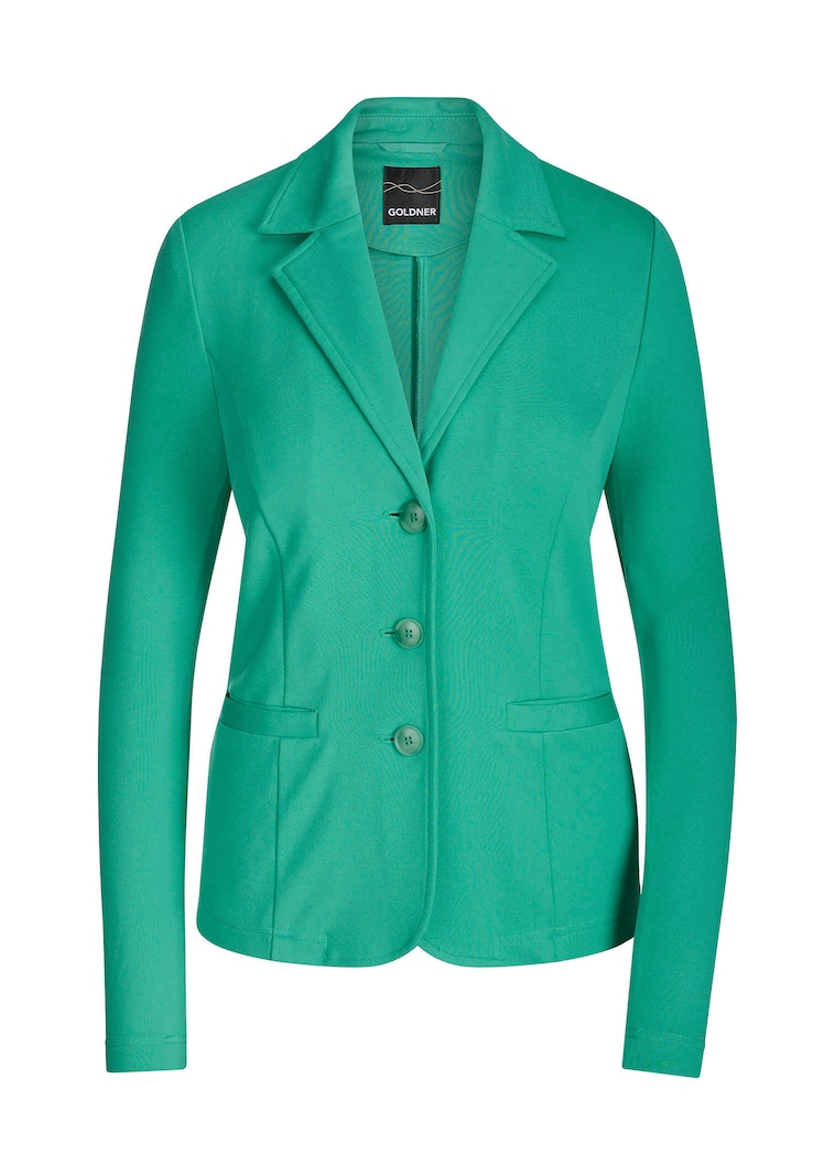 Jersey blazer met reverskraag