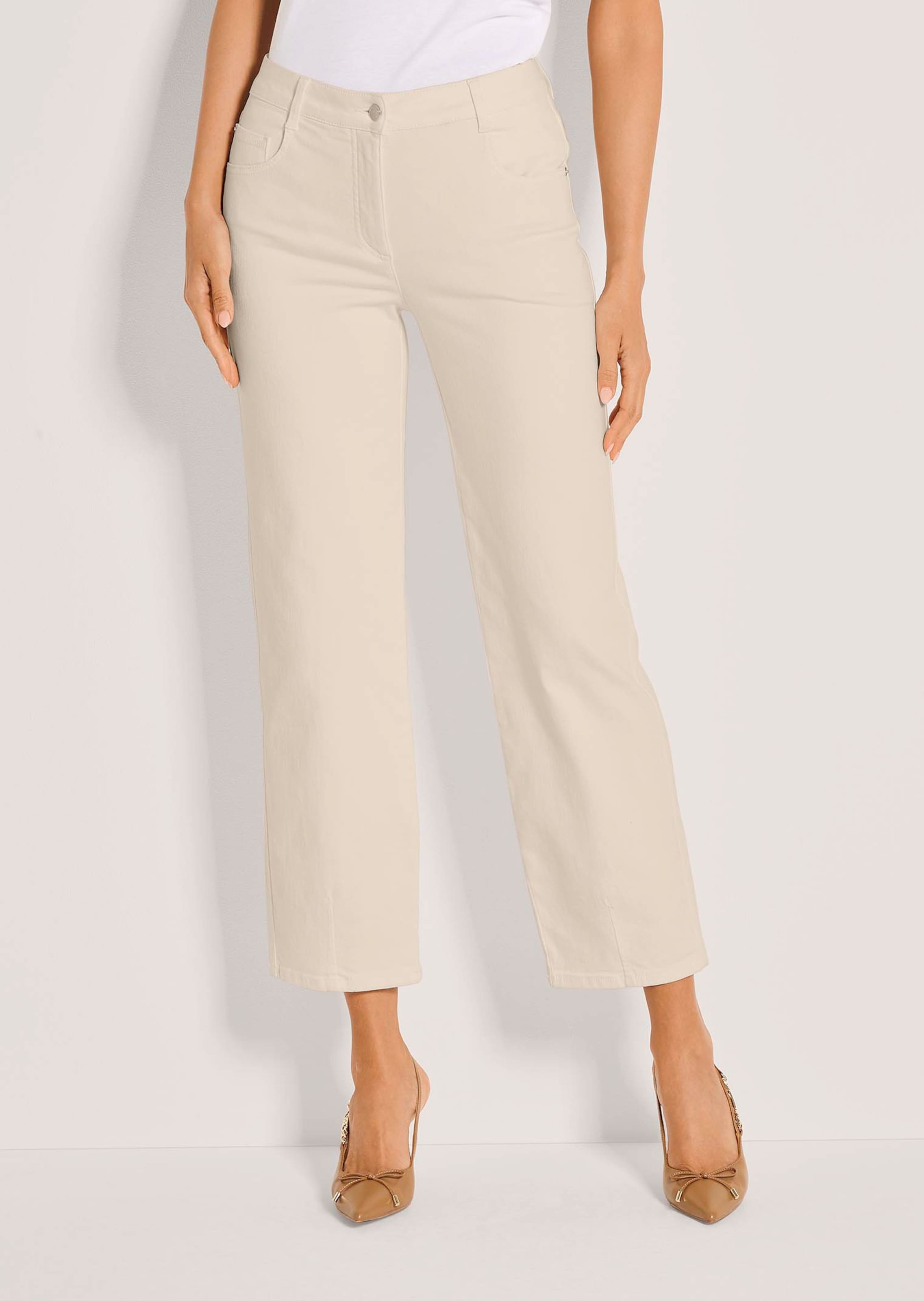 Verkürzte Barrel-Jeans