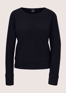Rib knit jumper with cable detailing thumbnail 7