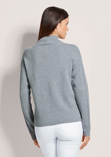 Kurzer Stehkragen-Pullover mit Good Cashmere thumbnail 4