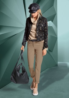 Bedruckte Jeansjacke thumbnail 1