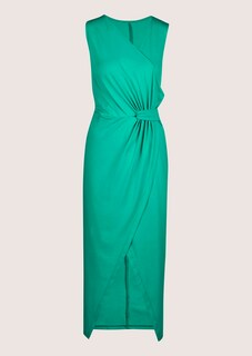 Langes Kleid im Wickel-Look thumbnail 7