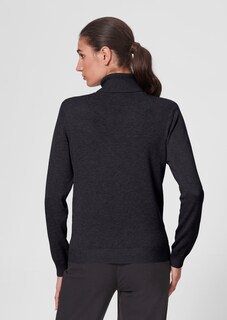 Pull en maille fine avec viscose et élasthanne thumbnail 4