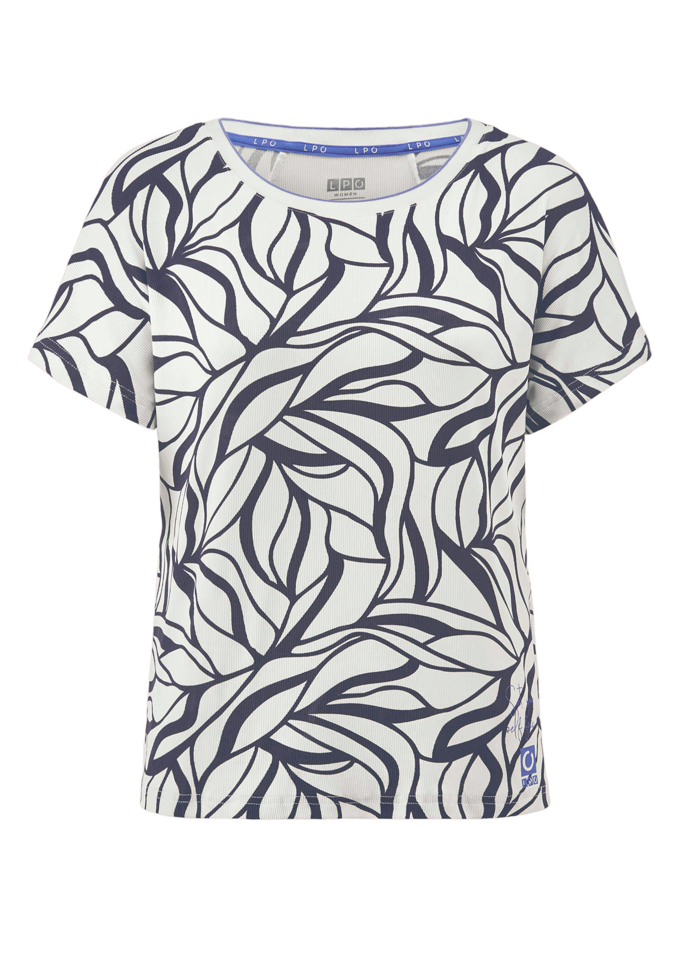 Actief ademend, functioneel shirt van geribde jersey
