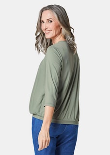 Verzorgd shirt in elegante blouselook thumbnail 3