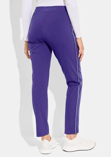 Casual trousers with shiny stripes thumbnail 2