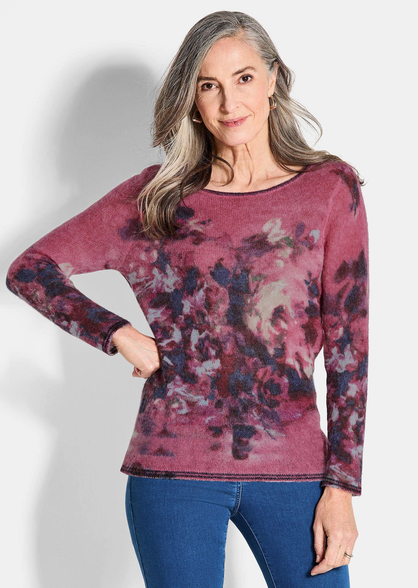 Tricot pullover met alpacawol
