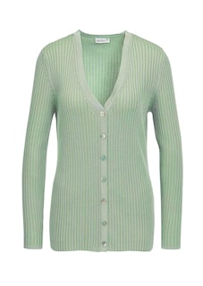 Onderhoudsarm tricot jasje met hoogwaardige ribstructuur thumbnail 6
