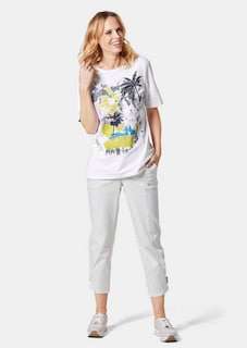 Gedessineerd shirt van onderhoudsvriendelijke katoenjersey thumbnail 2