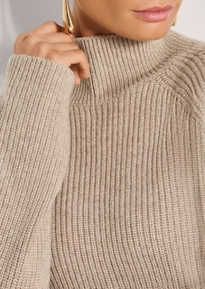 Zeitloser Pullover mit Stehkragen thumbnail 6
