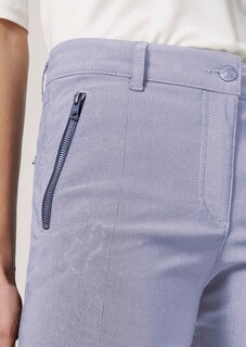 Skinny fit trousers with zip pockets thumbnail 6