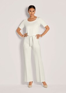 Pull-on trousers with centre creases thumbnail 3