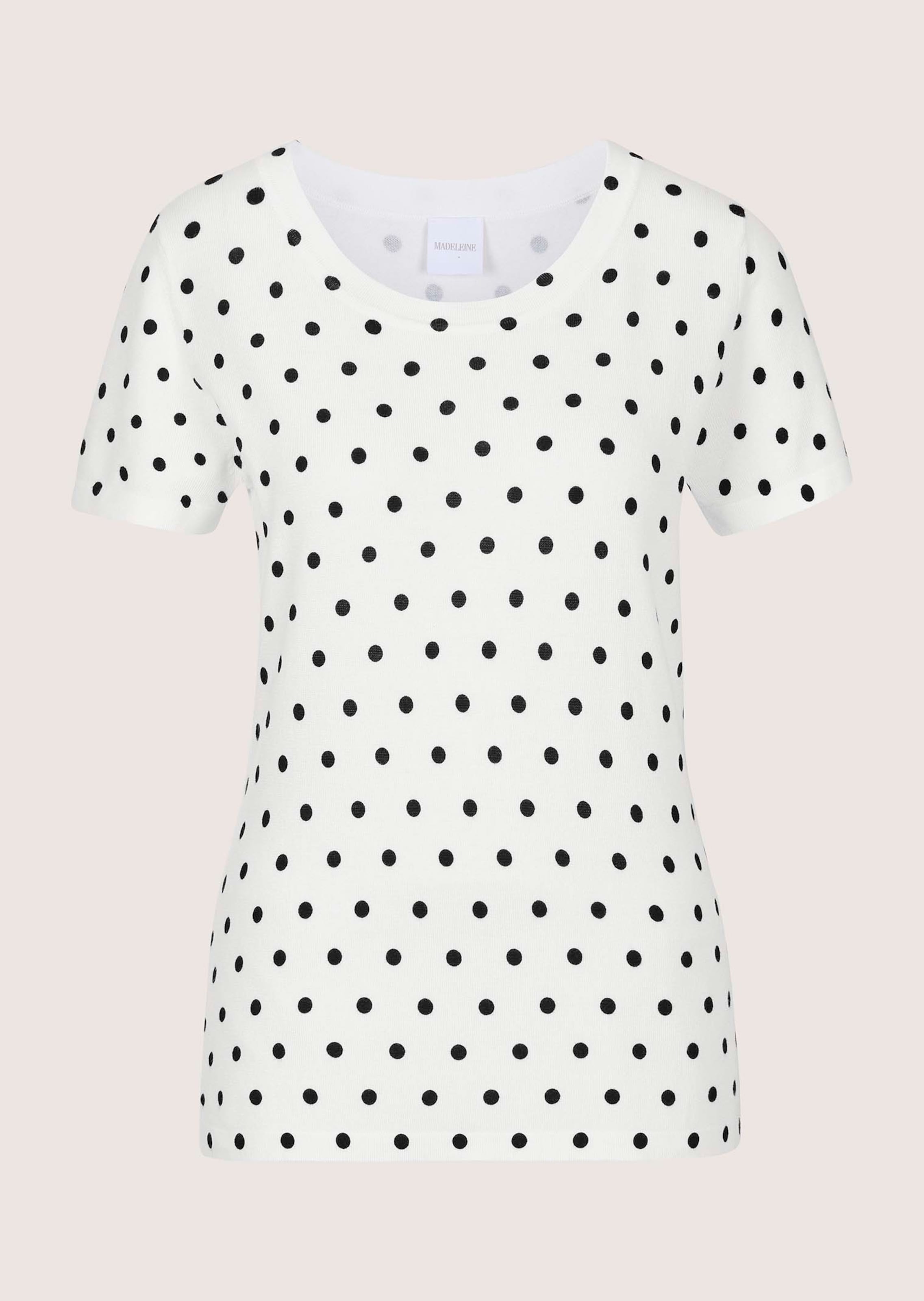 Kurzarm-Pullover mit Pünktchenprint